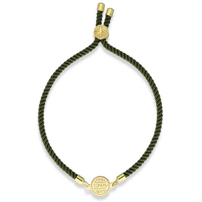 Gold Coin String Bracelet 21KT - FKJBRL21KU1061