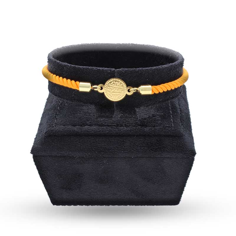 Gold Coin String Bracelet 21KT - FKJBRL21KU1061