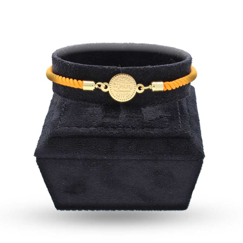 Gold Coin String Bracelet 21KT - FKJBRL21KU1061