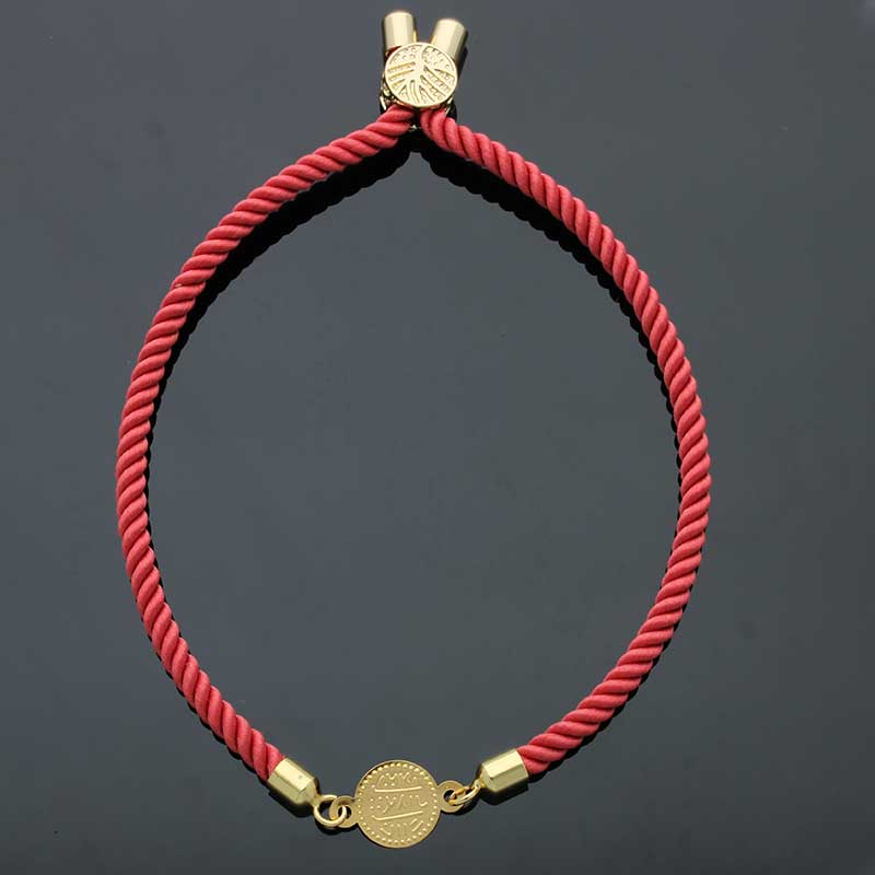 Gold Coin String Bracelet 21KT - FKJBRL21KU1061