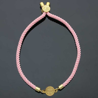 Gold Coin String Bracelet 21KT - FKJBRL21KU1061