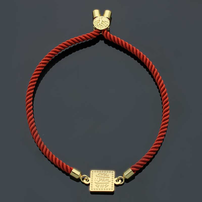 Gold String Bracelet 21KT - FKJBRL21KU1079