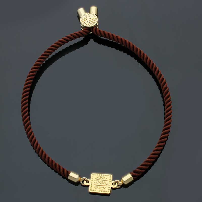 Gold String Bracelet 21KT - FKJBRL21KU1079