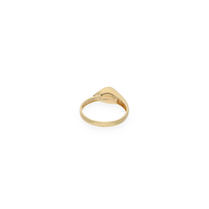 Gold Solitaire Ring 18KT - FKJRN18KU6137