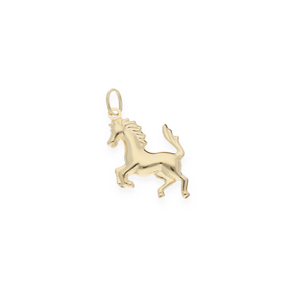 Gold Horse Shaped Pendant 18KT - FKJPND18KU6145