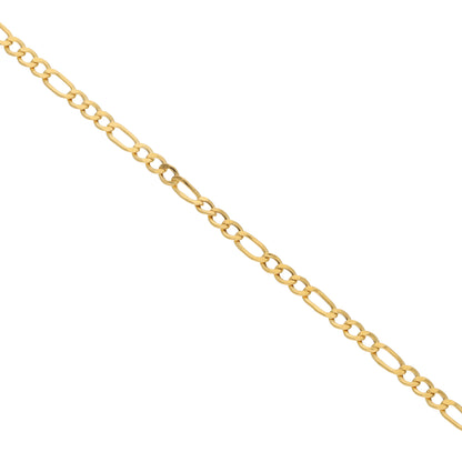 Gold Figaro Bracelet 18KT - FKJBRL18KU6559