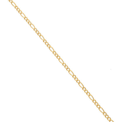 Gold Figaro Bracelet 18KT - FKJBRL18KU6561