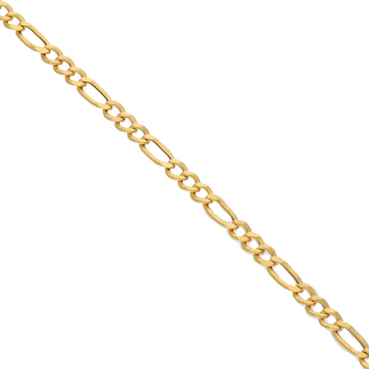 Gold Figaro Bracelet 18KT - FKJBRL18KU6565