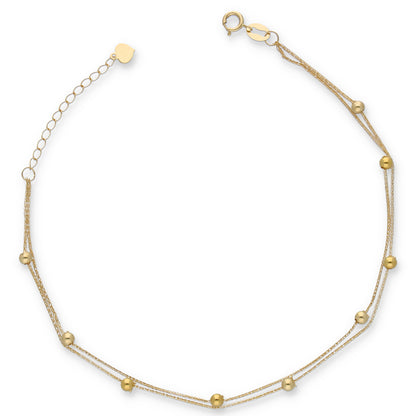 Gold Stud Ball Bracelet 18KT - FKJBRL18KU6347