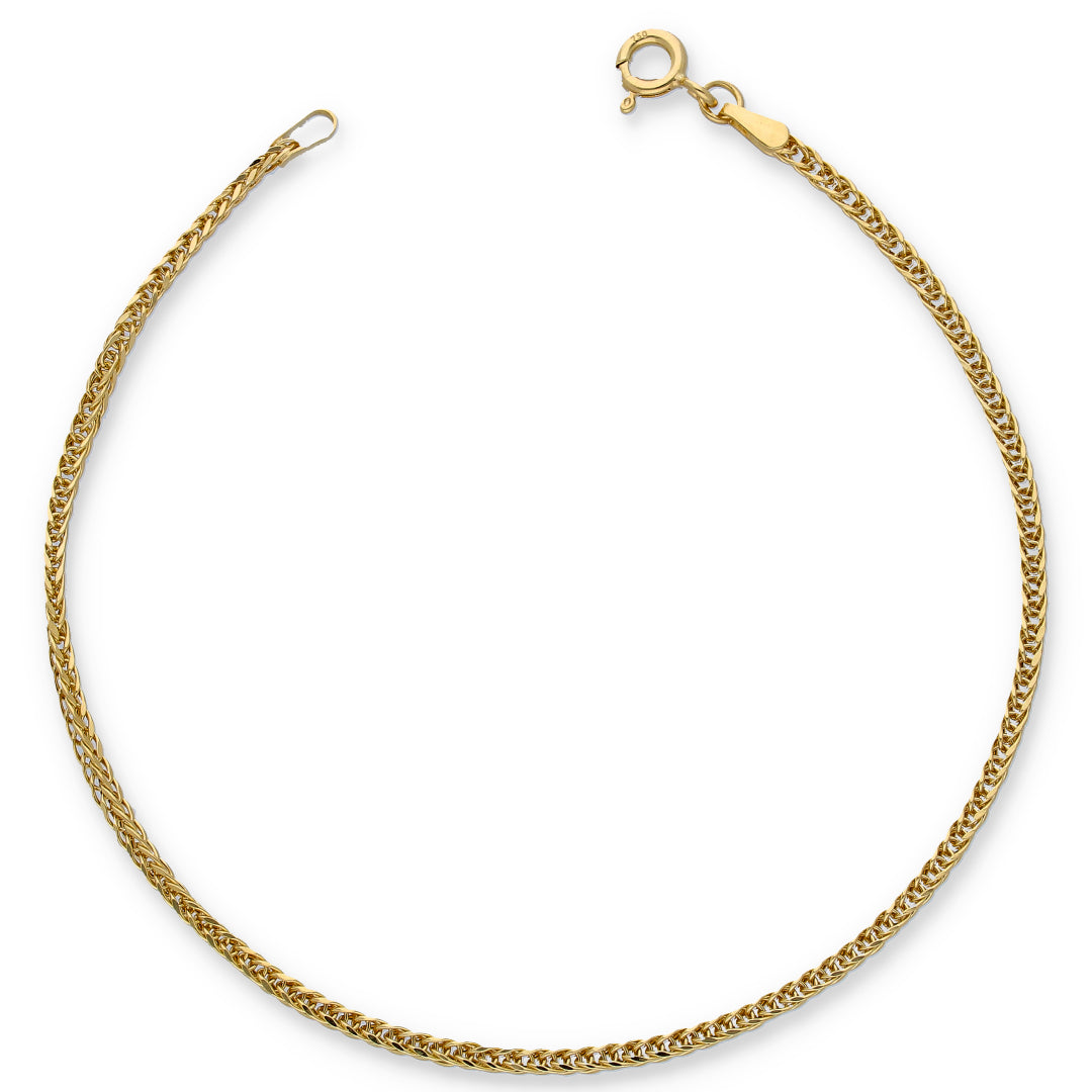 Gold Curb Bracelet 18KT - FKJBRL18KU6339