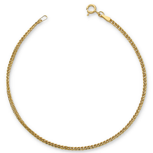 Gold Curb Bracelet 18KT - FKJBRL18KU6339