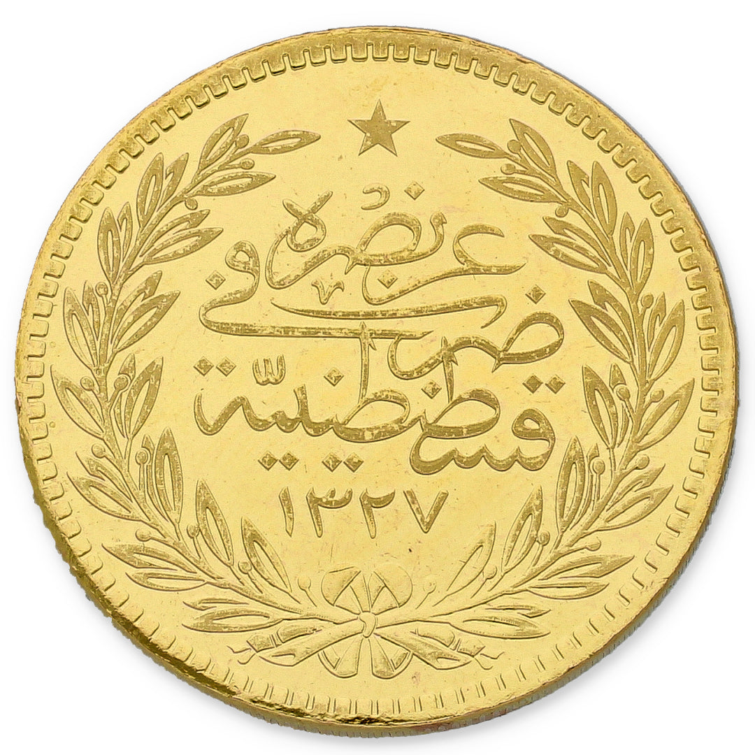 Gold 21KT Turkish Lira 36 Grams Coin - FKJCON21K2298