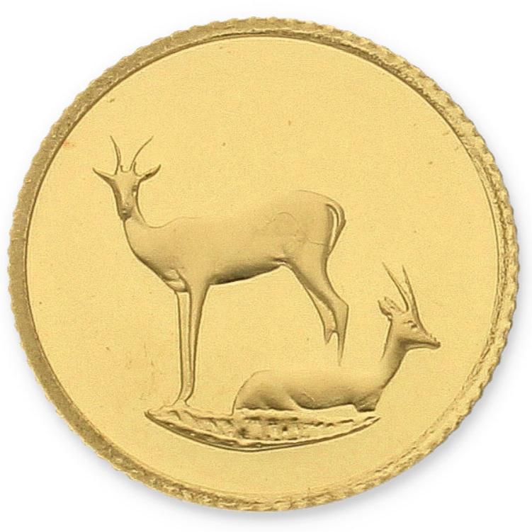 Emirates Minting Reindeer Design 1 Gram Gold Coin 999.9 Purity - FKJCON24K2304