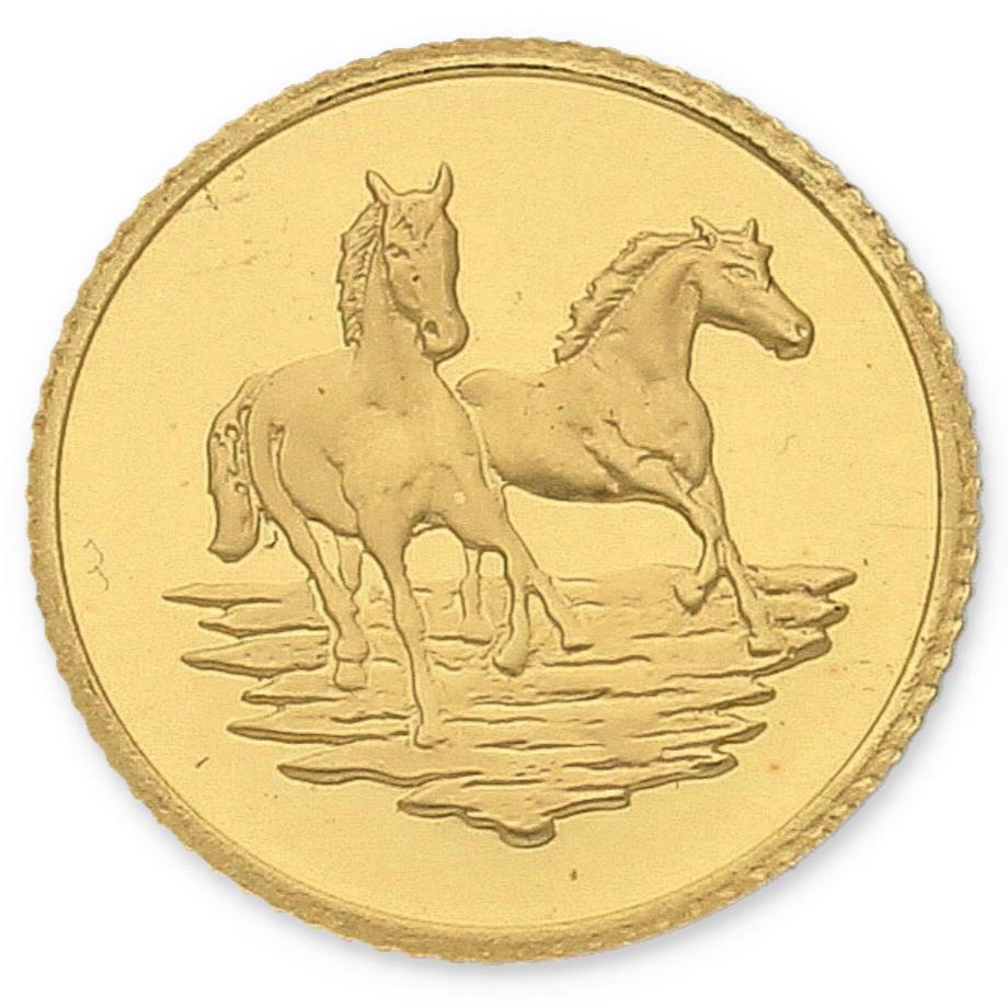 Emirates Minting Arabian Horse 1 Gram Gold Coin 999.9 Purity - FKJCON24K2307