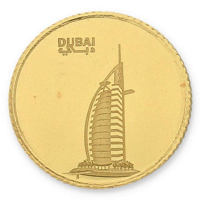 Emirates Minting Burj Al Arab 1 Gram Gold Coin 999.9 Purity - FKJCON24K2308