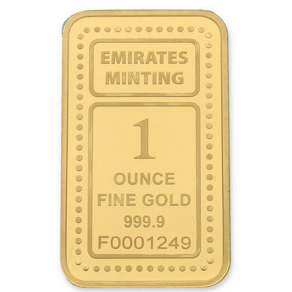 Emirates Minting 1 Ounce Burj Khalifa Gold Bar 999.9 Purity - FKJGBR24K2294