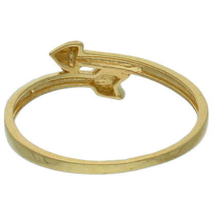 Gold Arrow Shaped Ring 18KT - FKJRN18KU6378