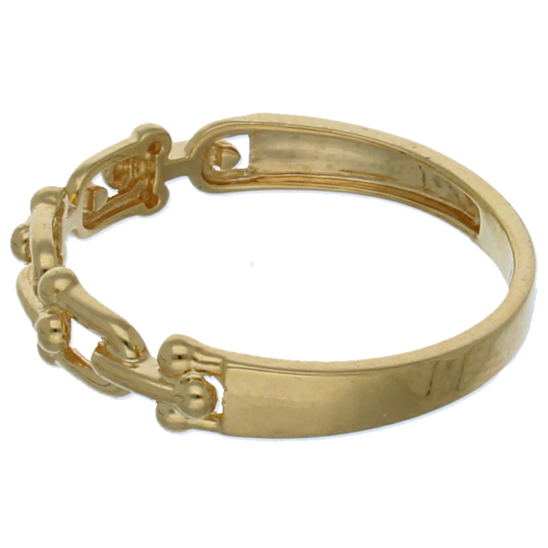 Gold Interlink Ring 18KT - FKJRN18KU6386