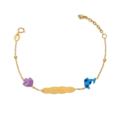 Gold Kids Bracelet 18KT - FKJBRL18KU6430