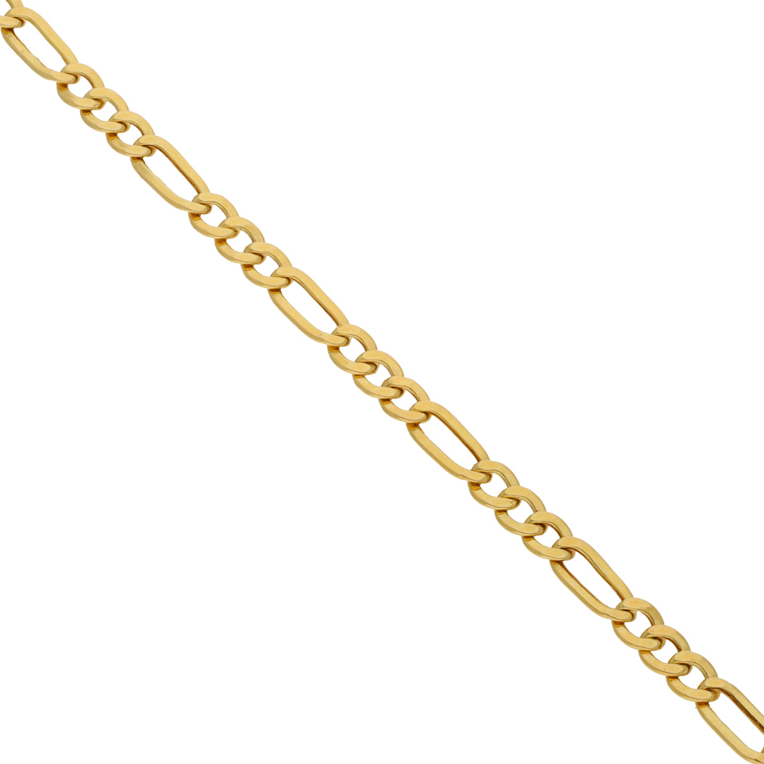 Gold Figaro Bracelet 18KT - FKJBRL18KU6431