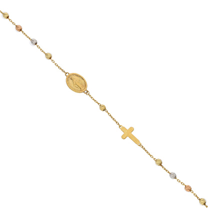 Gold Cross Bracelet 18KT - FKJBRL18KU6432