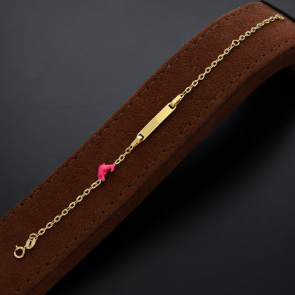 Gold Tag Bracelet 18KT - FKJBRL18KU6434