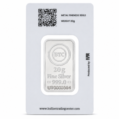 BTC 20 Grams Camel Silver Bar - FKJGBRSL6958