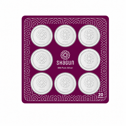 20 Grams Silver Coin Set With Box - FKJCONSL7022