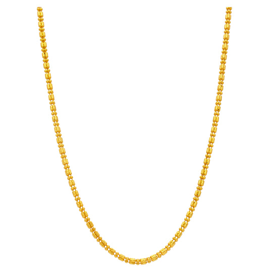 Gold Curb Chain 22KT - FKJCN22KU6626