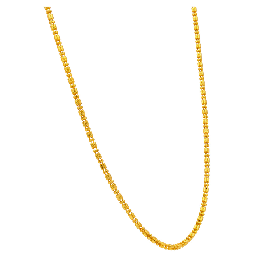 Gold Curb Chain 22KT - FKJCN22KU6626