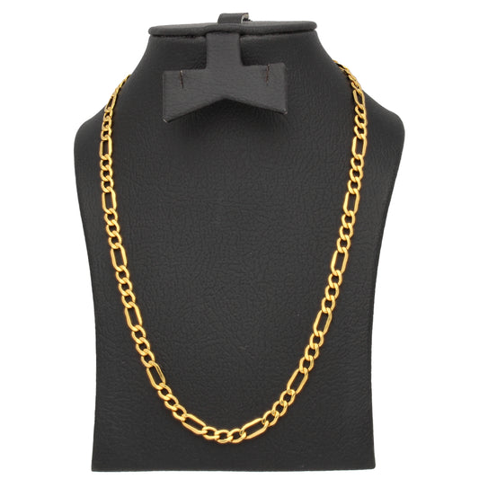 Gold Figaro Chain 22KT - FKJCN22KU6629