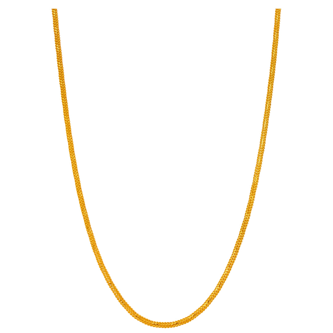 Gold Interlink Chain 22KT - FKJCN22KU6624