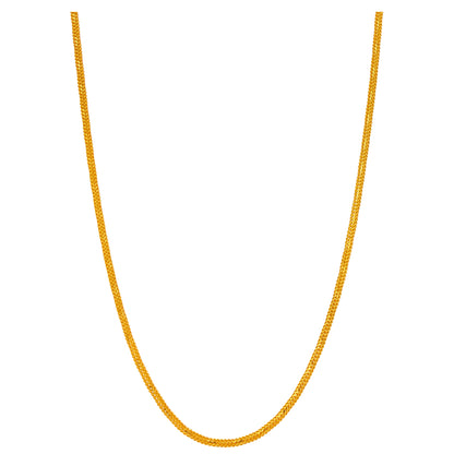 Gold Interlink Chain 22KT - FKJCN22KU6624