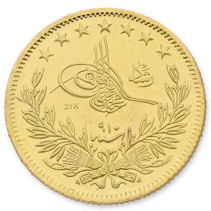 Turkish Lira 1.80 Grams Gold Coin 21KT - FKJCON21K2285