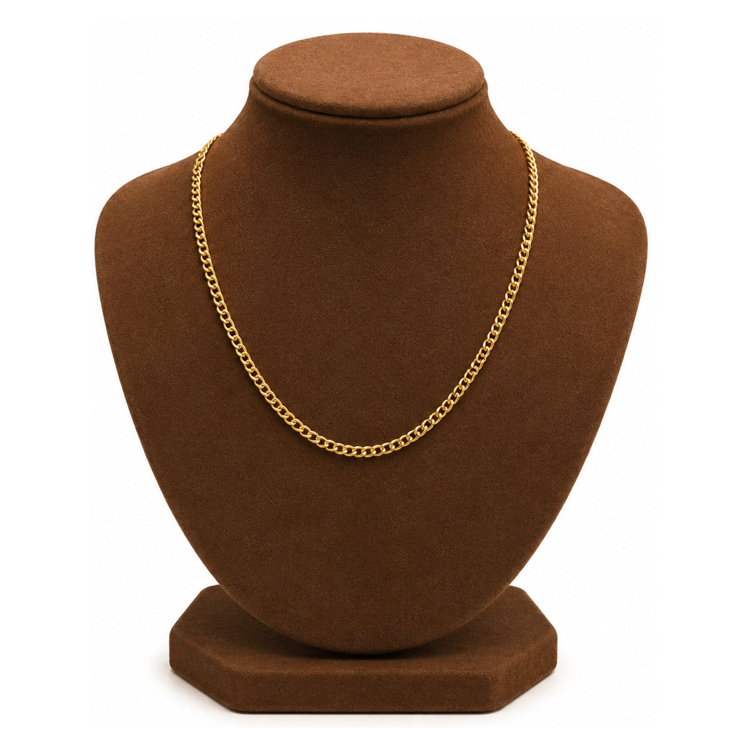 Pure Gold 24KT Chain 10 Grams  - FKJCN24KU7027