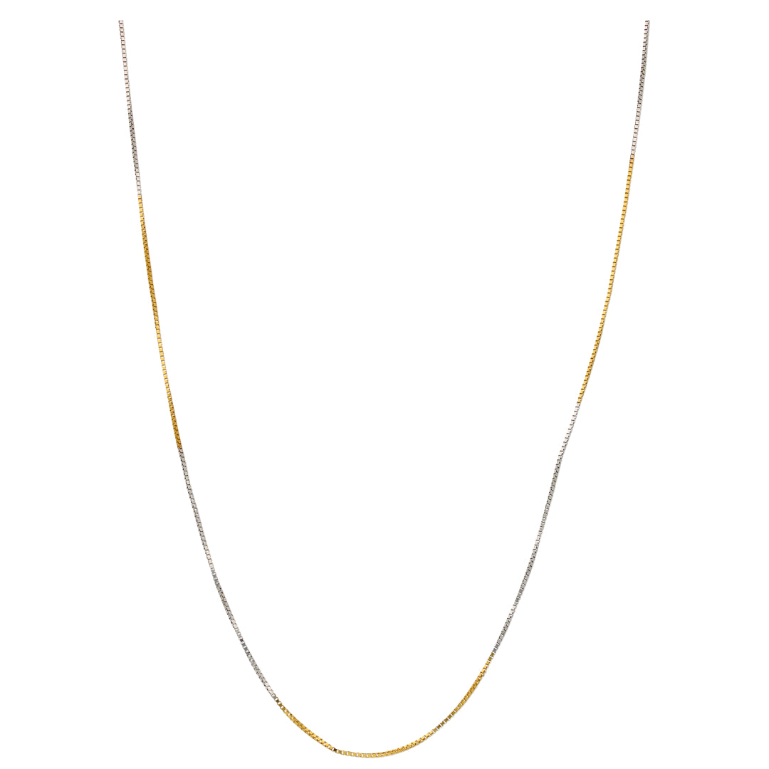 Gold Dual Tone Chain 22KT - FKJCN22KU6642
