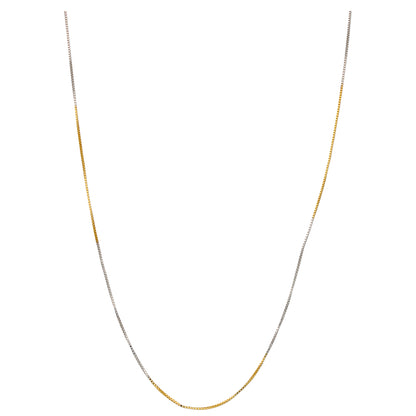 Gold Dual Tone Chain 22KT - FKJCN22KU6642