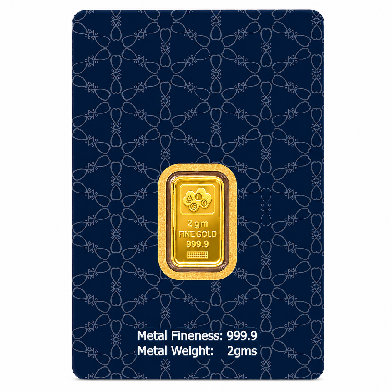 Dubai 2 Grams Pure 999.9 Fine Gold Bar - FKJGBR24K7035