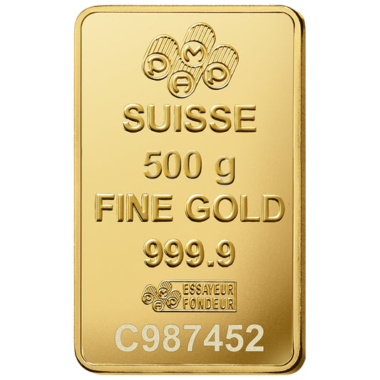 Pamp Suisse Queen Fortuna 500 Grams Gold Bar 24KT - FKJGBR24K2184