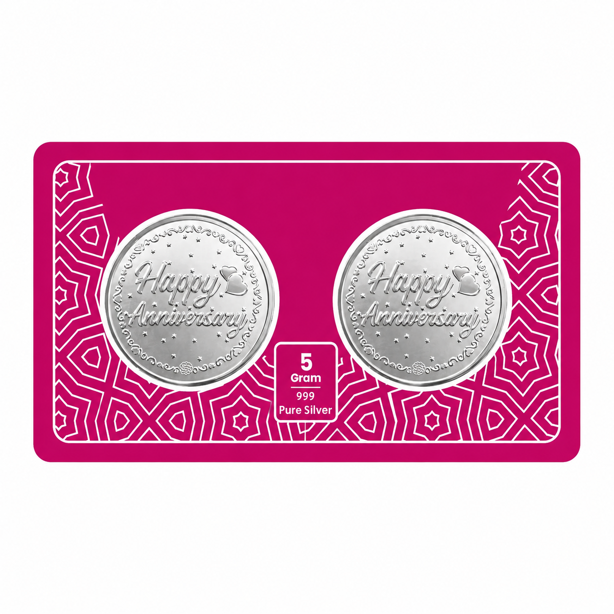 Happy Anniversary Box 5 Grams Silver Coin - FKJCONSL6993