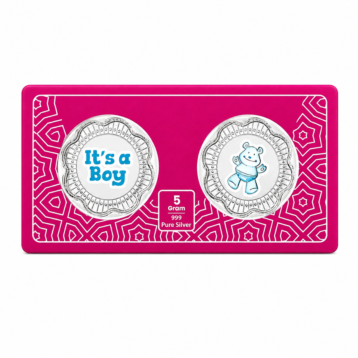 It's a Boy Box 5 Grams Colorized Silver Coin - FKJCONSL6990