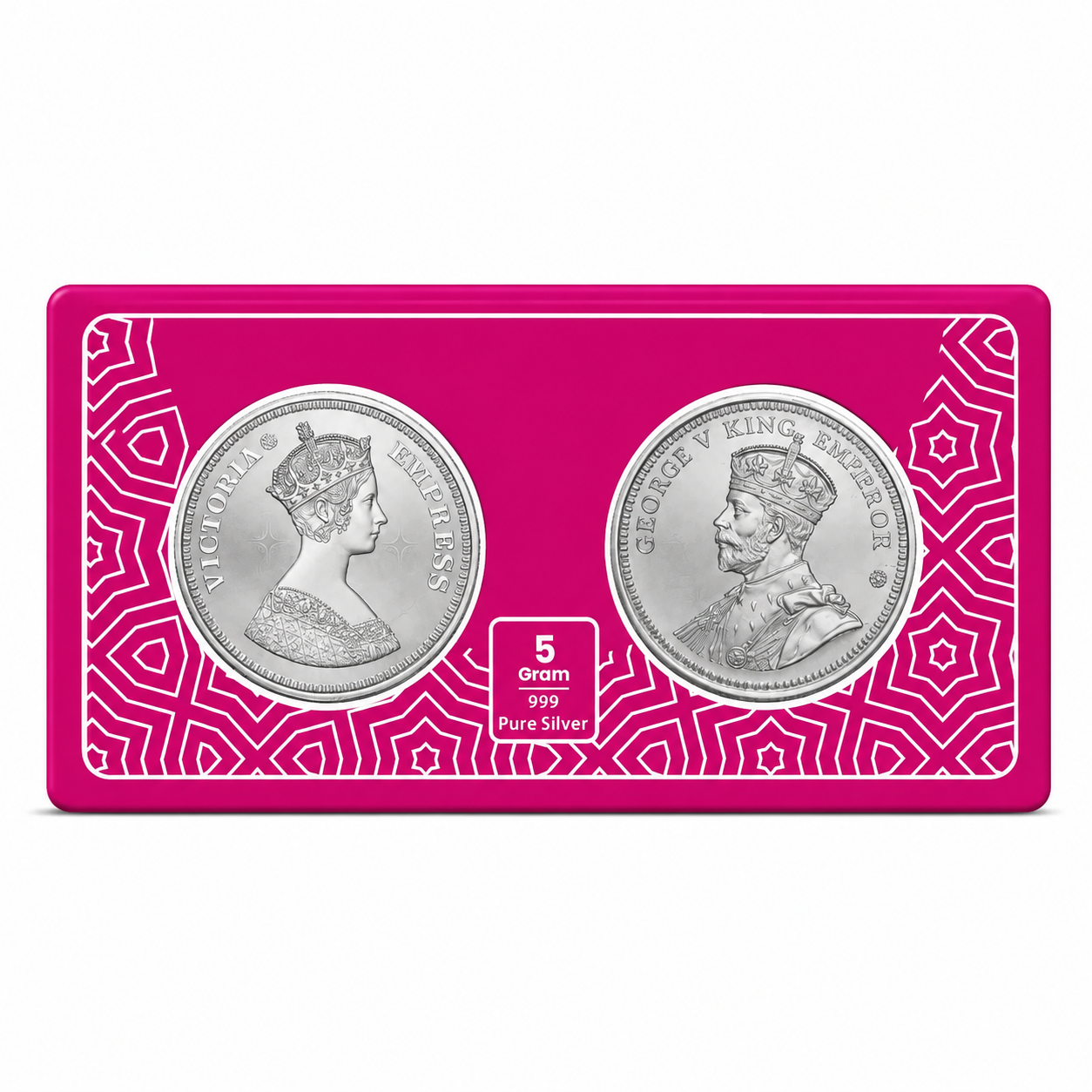 King & Queen Box 5 Grams Silver Coin - FKJCONSL6992