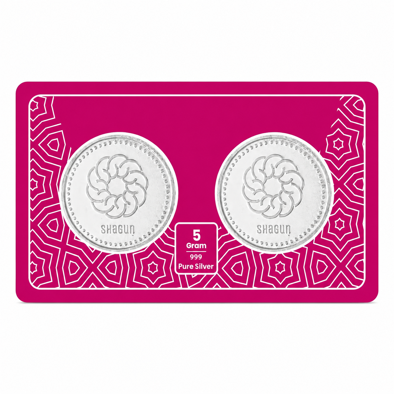 Shagun Box 5 Grams Silver Coin - FKJCONSL6994