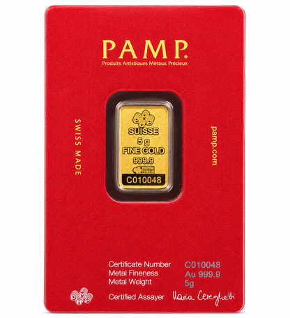 PAMP Suisse Arabian Camel 5 Grams Gold Bar 24KT - FKJGBR24K6963