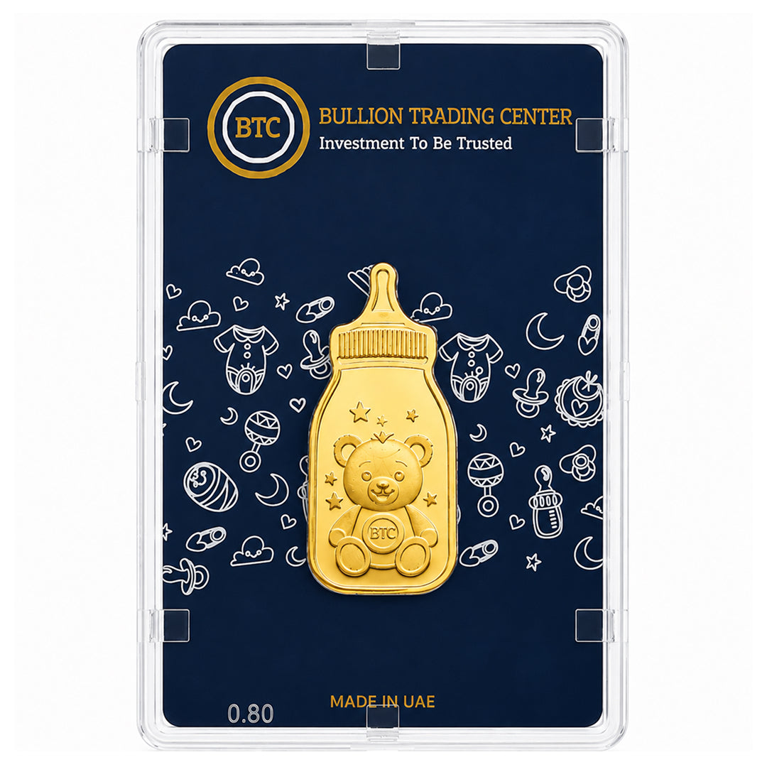 BTC Baby Bottle 5 Grams Gold Bar 24KT – FKJGBR24K7050