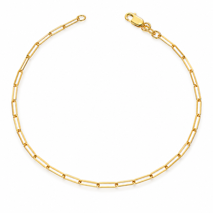Gold Cable Link Bracelet 18KT - FKJBRL18KU1059