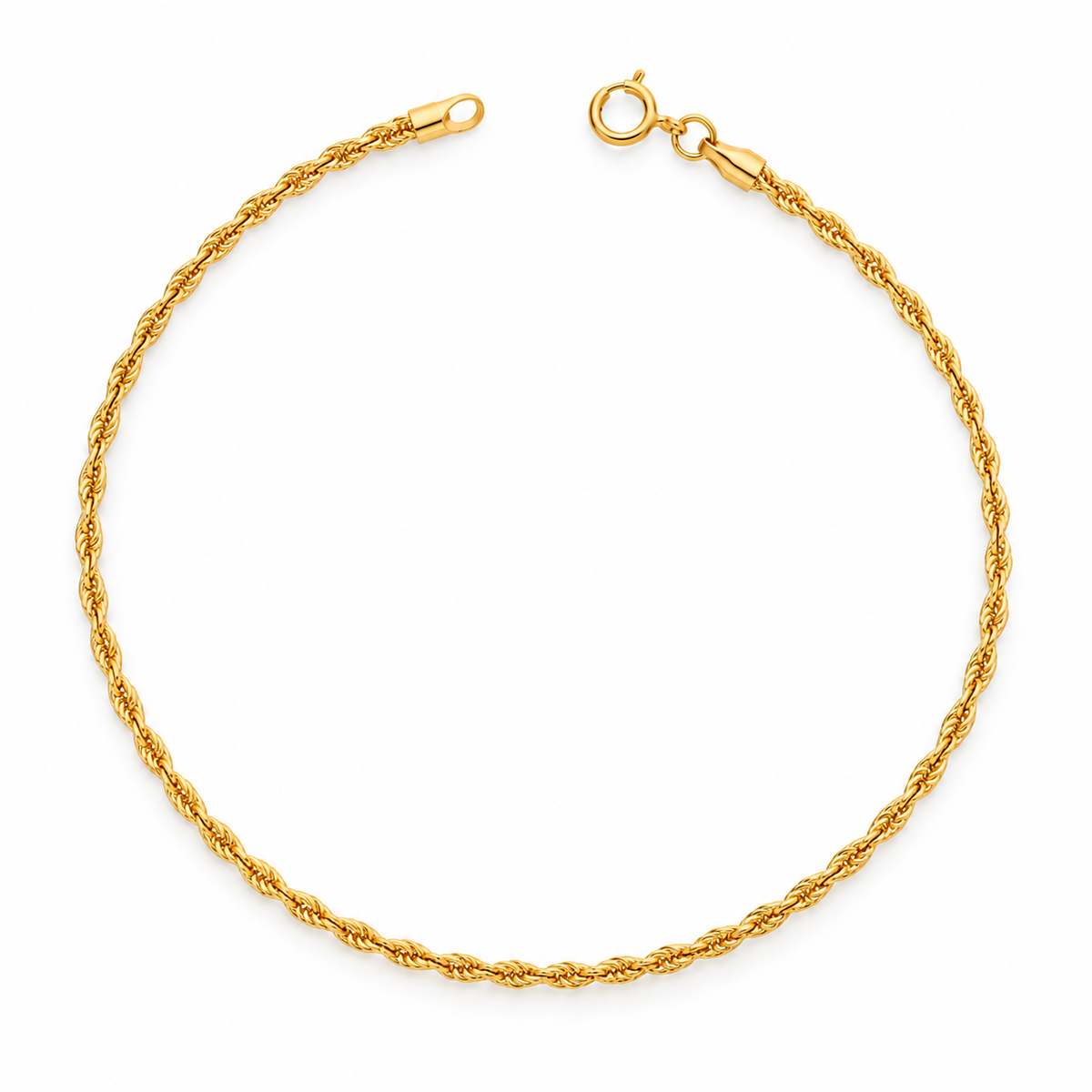 Gold Rope Bracelet 18KT - FKJBRL18K2531