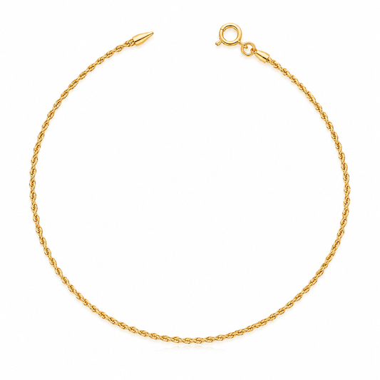 Gold Rope Bracelet 18KT - FKJBRL18KU6363