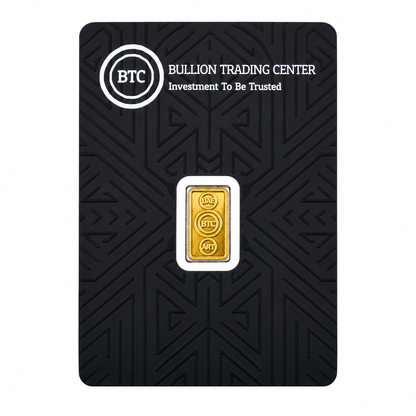 BTC 0.5 Gram Gold Bar 24KT - FKJGBR24K6951