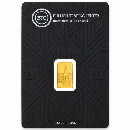 BTC 1 Gram Al Haram Gold Bar 24KT - FKJGBR24K6943